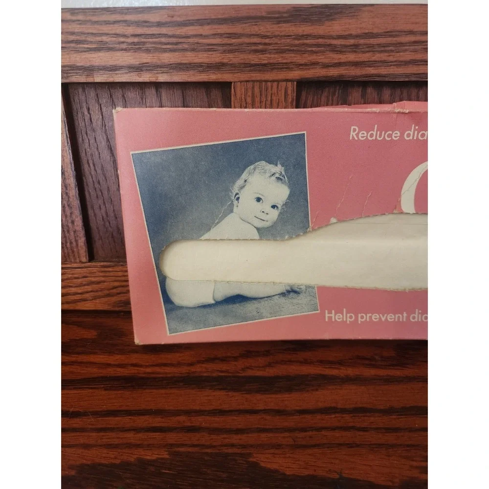 Vintage Curity Diaper Liners‎ 1950s The Kendall Company USA Made Cloth Diaper